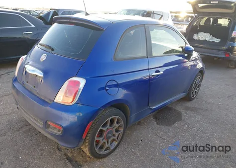 2013 Fiat 500 Sport from USA, damaged, VIN 3C3CFFBR4DT618509